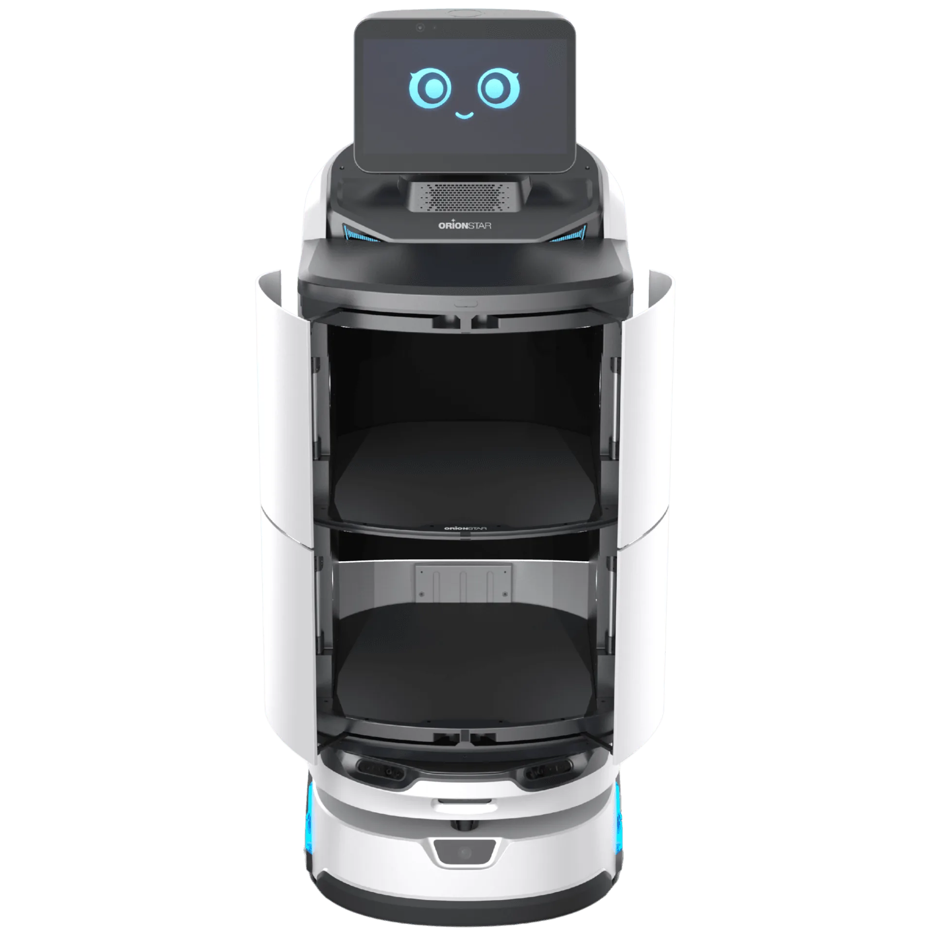 LuckiBot Autodoor con las puertas abiertas
