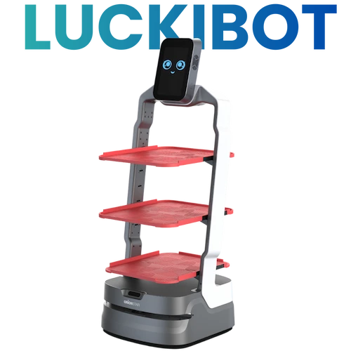 LuckiBot, camarero y reparto