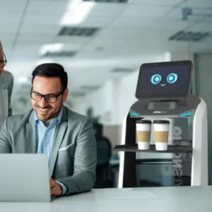 Robots de servicio en oficinas