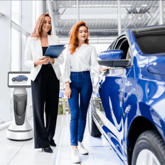 Robots para concesionarios y showrooms